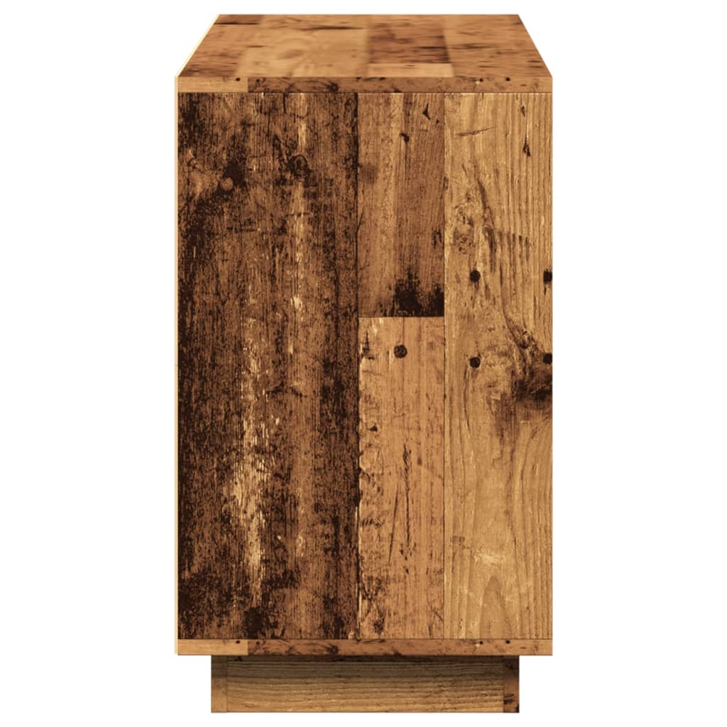 vidaXL Szafka, stare drewno, 102x35x60 cm, materiał drewnopochodny