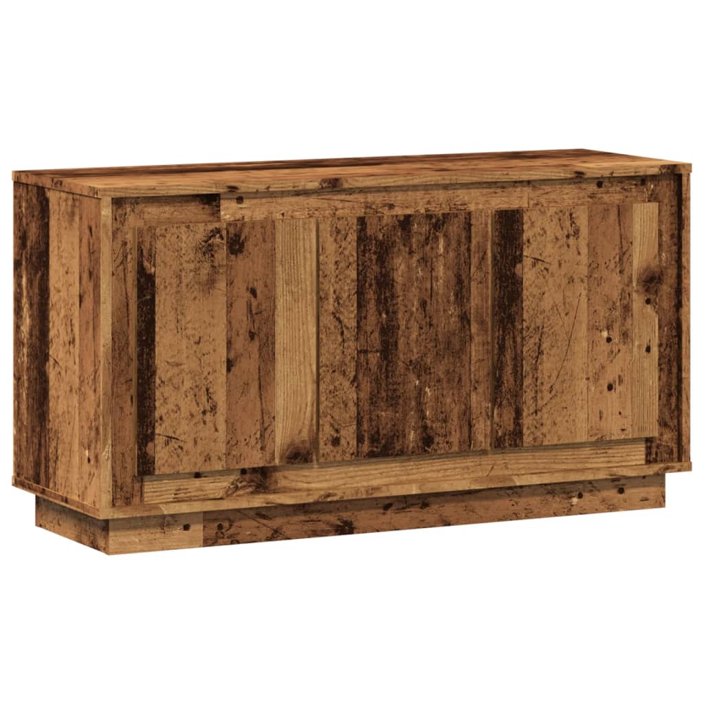 vidaXL Szafka, stare drewno, 102x35x55 cm, materiał drewnopochodny