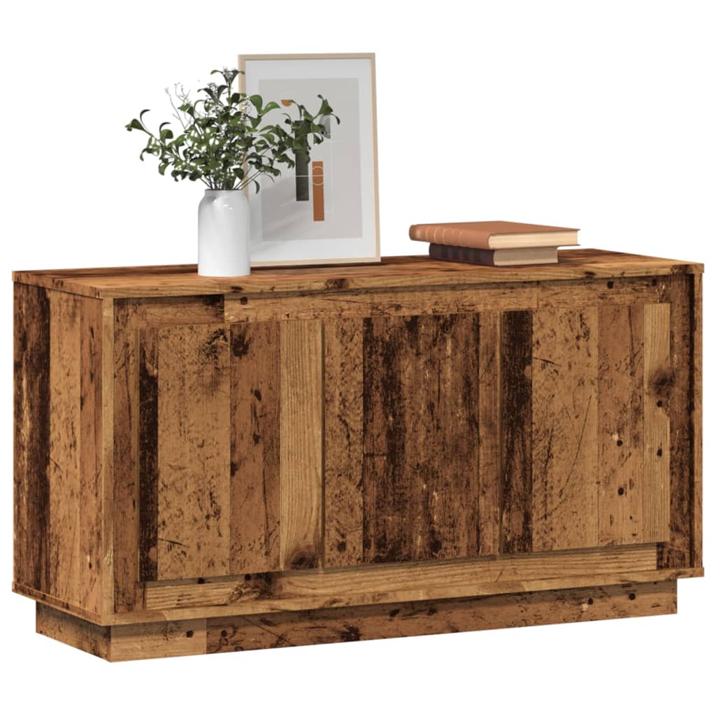 vidaXL Szafka, stare drewno, 102x35x55 cm, materiał drewnopochodny