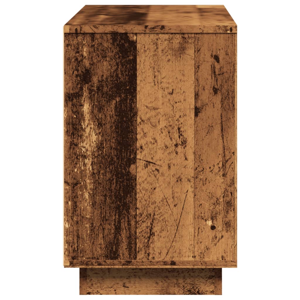 vidaXL Szafka, stare drewno, 102x35x55 cm, materiał drewnopochodny