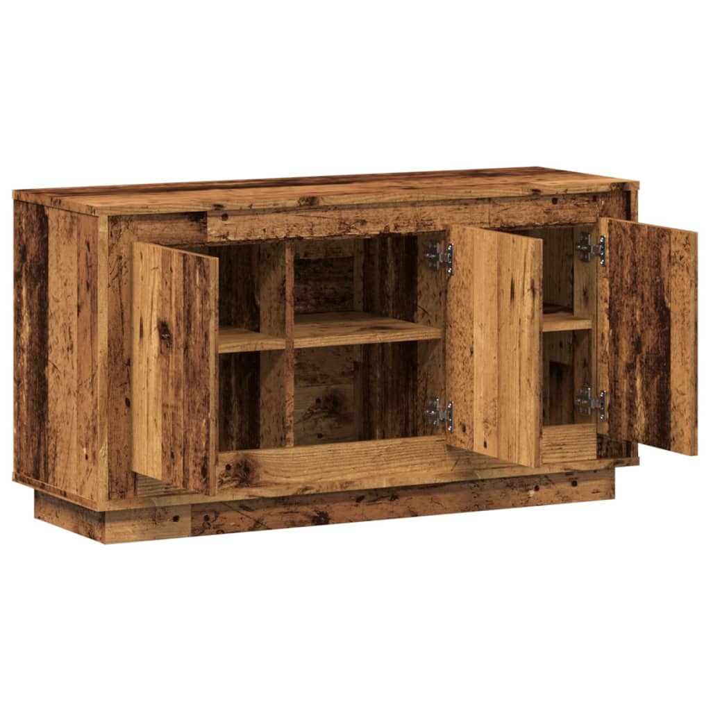 vidaXL Szafka, stare drewno, 102x35x55 cm, materiał drewnopochodny