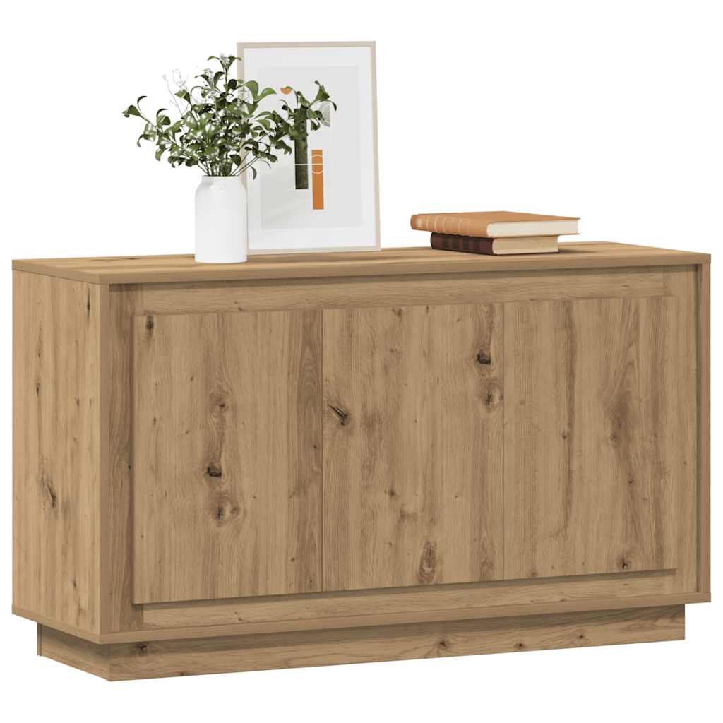 vidaXL Komoda Artisan Oak 102x35x55 cm Drewno konstrukcyjne