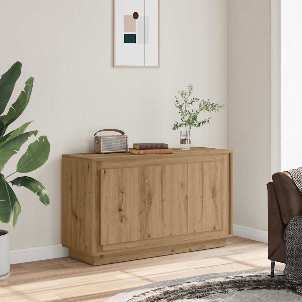 vidaXL Komoda Artisan Oak 102x35x55 cm Drewno konstrukcyjne