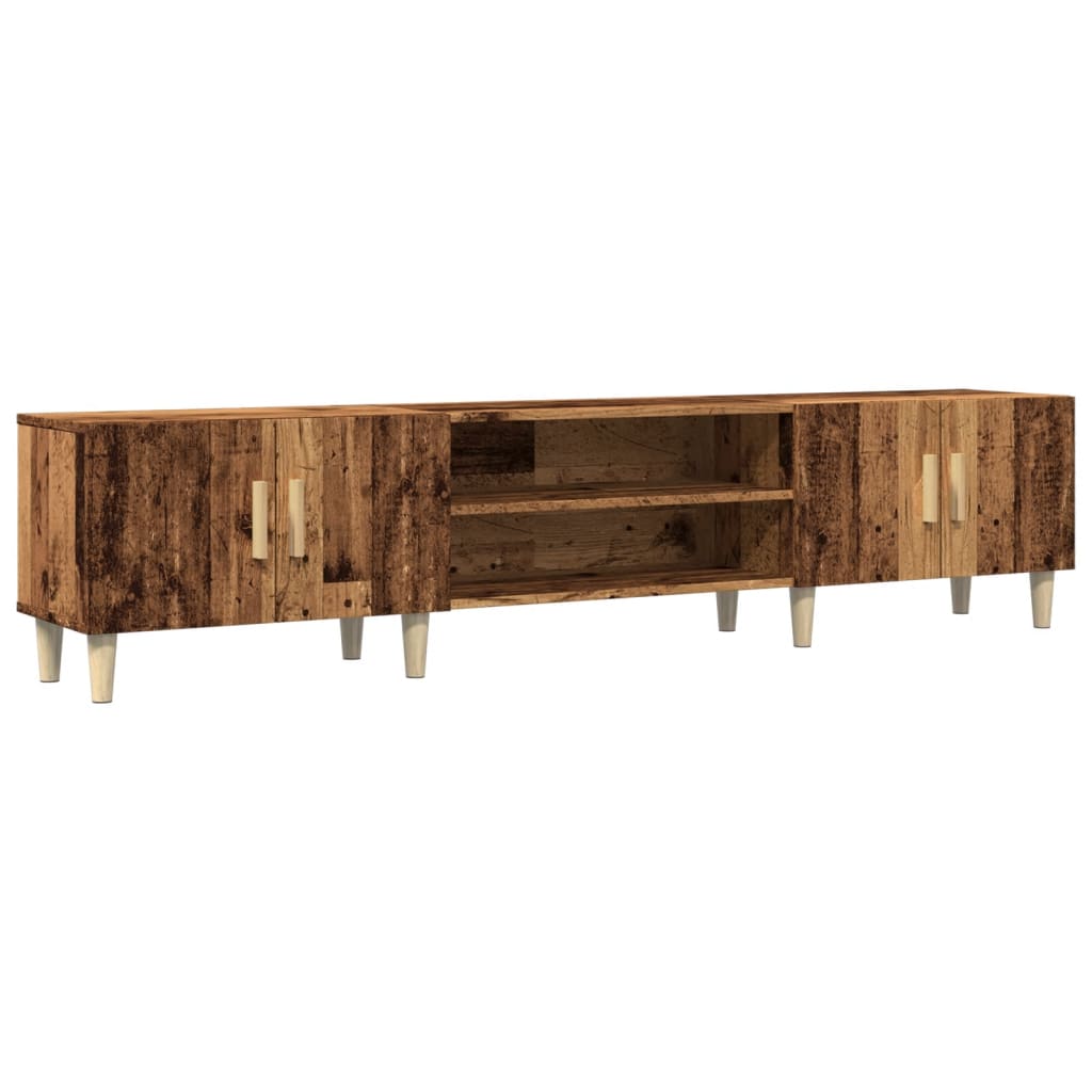 vidaXL Szafka TV, stare drewno, 180x31,5x40cm, materiał drewnopochodny