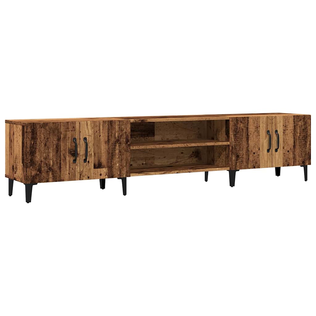 vidaXL Szafka TV, stare drewno, 180x31,5x40cm, materiał drewnopochodny