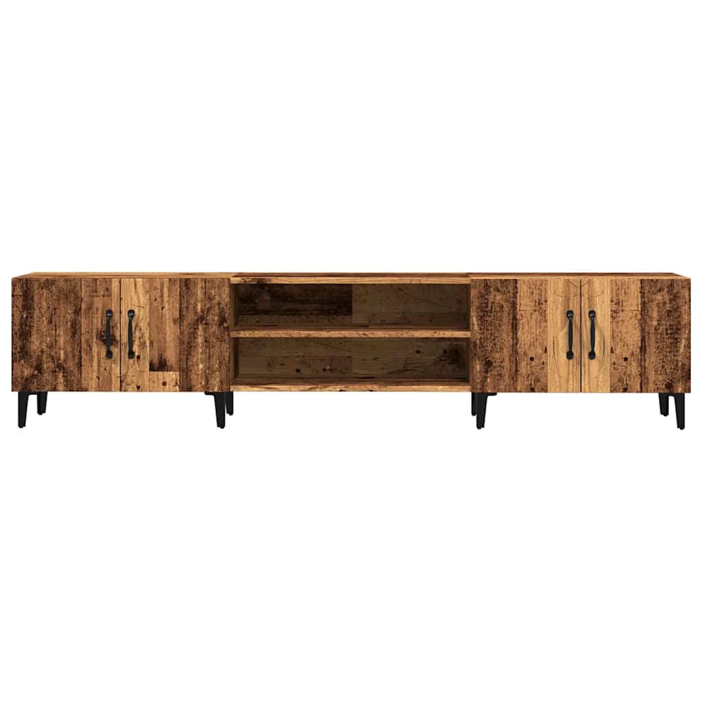 vidaXL Szafka TV, stare drewno, 180x31,5x40cm, materiał drewnopochodny