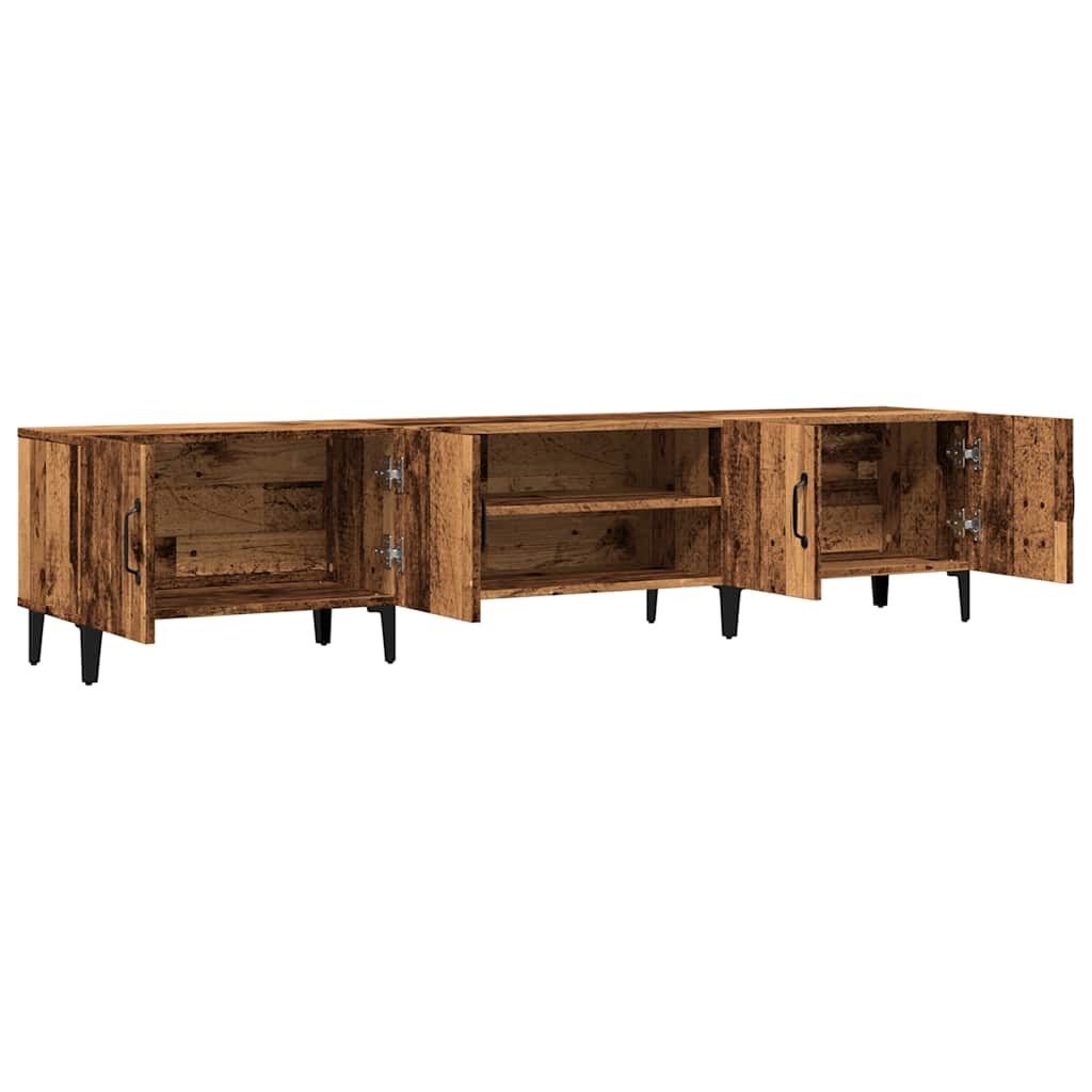vidaXL Szafka TV, stare drewno, 180x31,5x40cm, materiał drewnopochodny