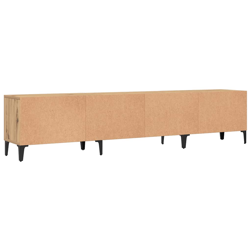 vidaXL Szafka TV, dąb artisian, 180x31,5x40cm, materiał drewnopochodny