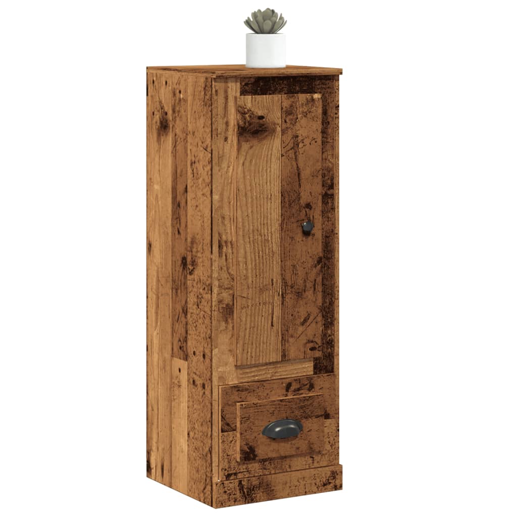 vidaXL Szafka, stare drewno, 36x35,5x103,5 cm, materiał drewnopochodny