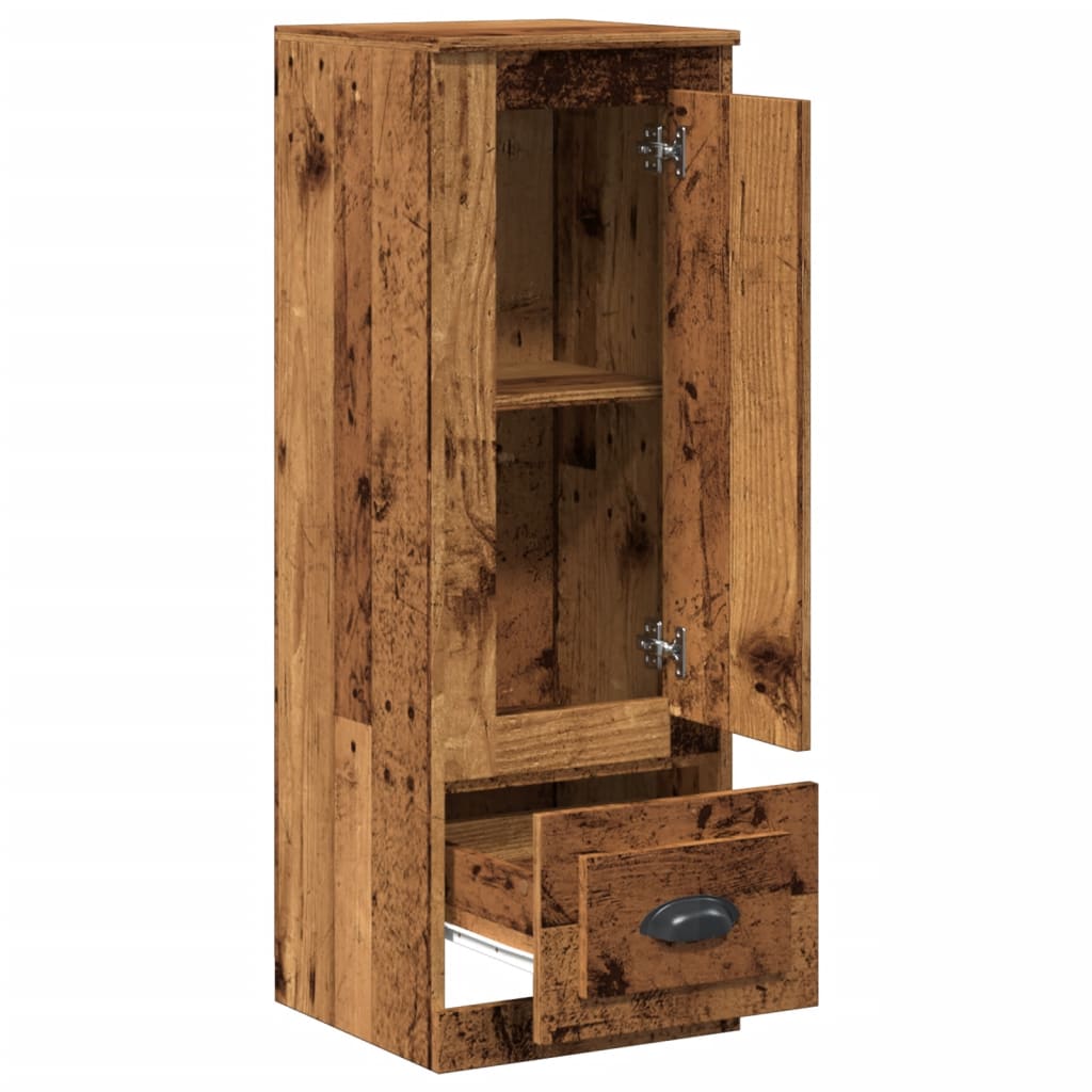 vidaXL Szafka, stare drewno, 36x35,5x103,5 cm, materiał drewnopochodny