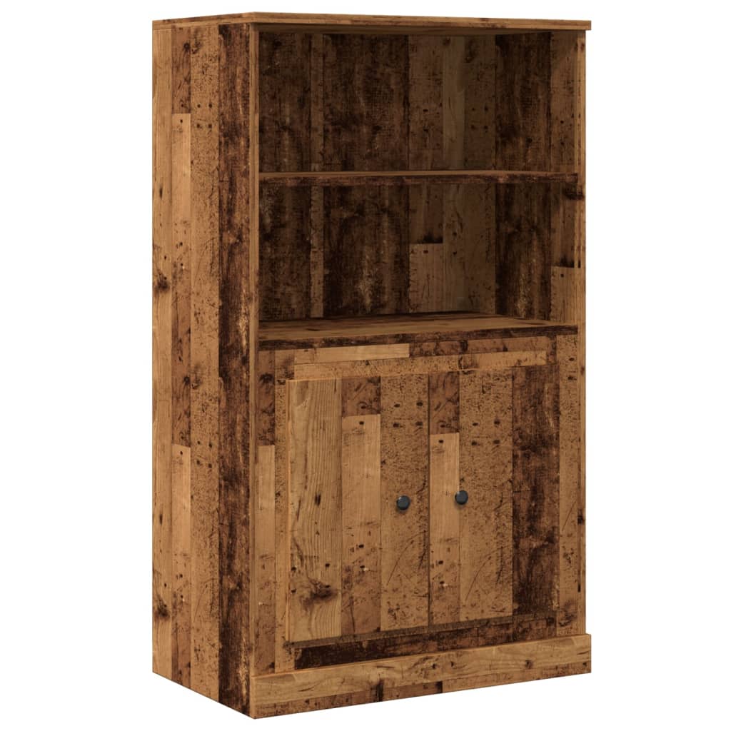 vidaXL Kredens, stare drewno, 60x35,5x103,5cm, materiał drewnopochodny