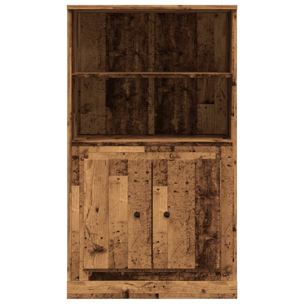 vidaXL Kredens, stare drewno, 60x35,5x103,5cm, materiał drewnopochodny