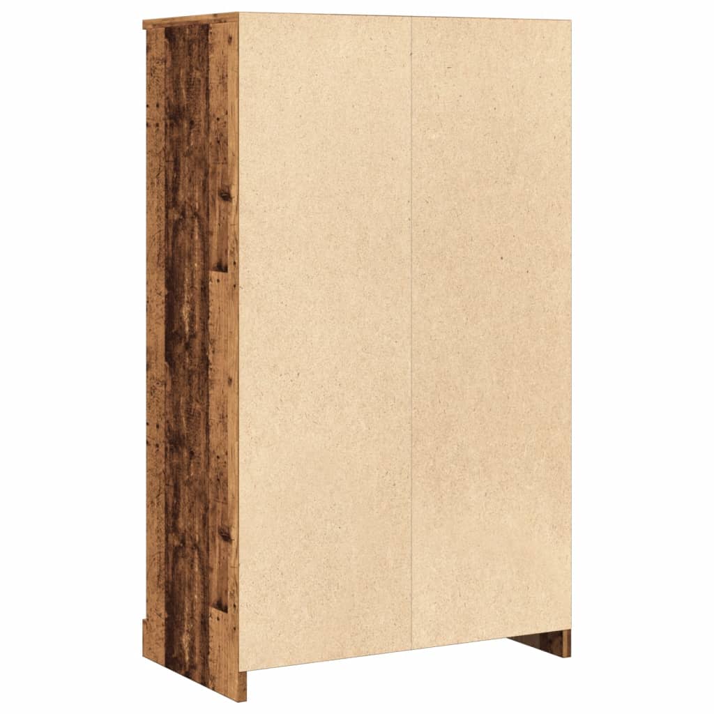 vidaXL Kredens, stare drewno, 60x35,5x103,5cm, materiał drewnopochodny