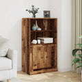 vidaXL Kredens, stare drewno, 60x35,5x103,5cm, materiał drewnopochodny