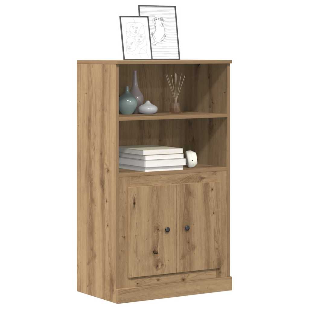 vidaXL Kredens, dąb artisian, 60x35,5x103,5cm, materiał drewnopochodny