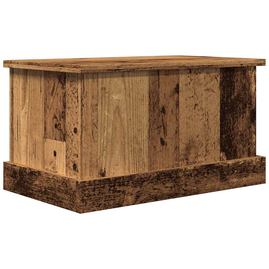vidaXL Skrzynia, stare drewno, 30x50x28 cm, materiał drewnopochodny