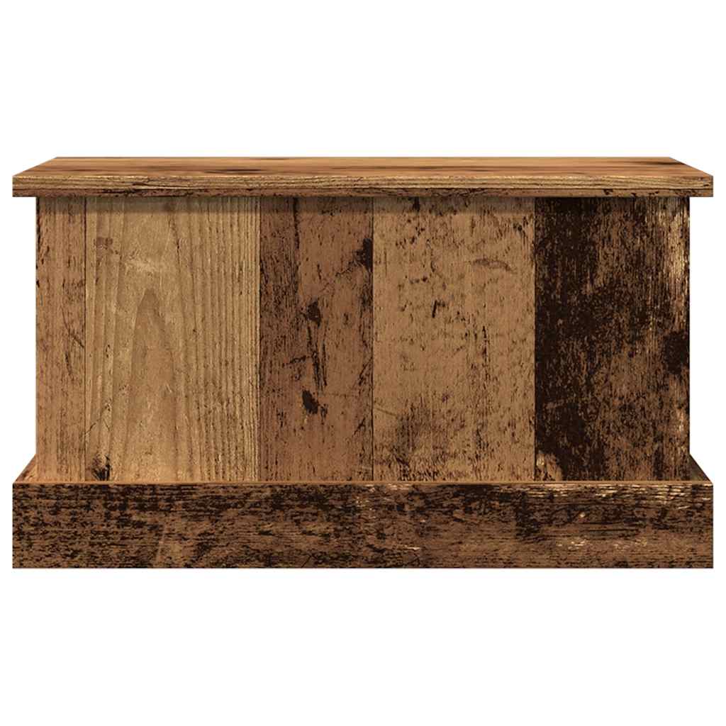 vidaXL Skrzynia, stare drewno, 30x50x28 cm, materiał drewnopochodny