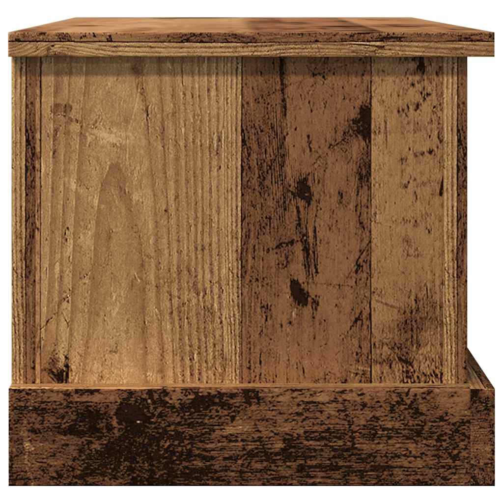 vidaXL Skrzynia, stare drewno, 30x50x28 cm, materiał drewnopochodny
