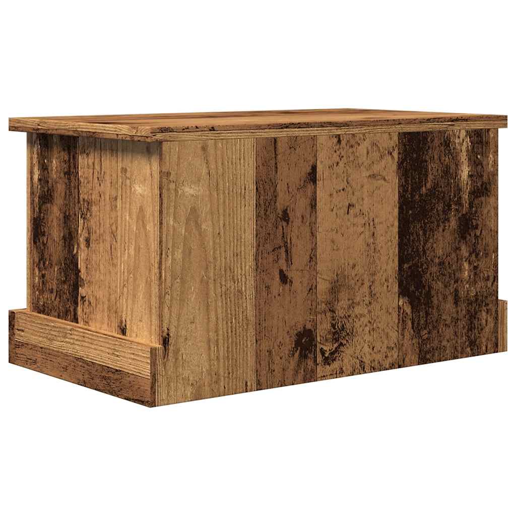 vidaXL Skrzynia, stare drewno, 30x50x28 cm, materiał drewnopochodny