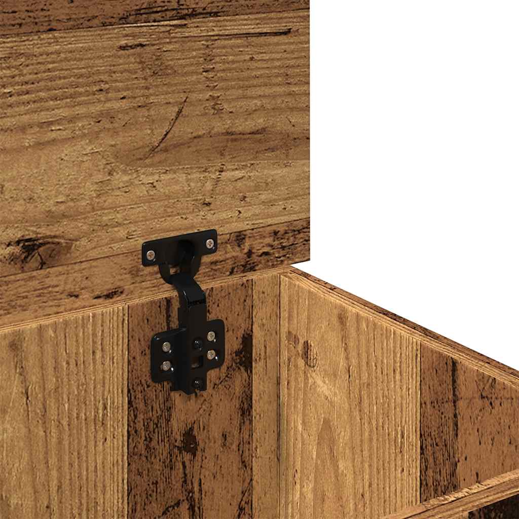 vidaXL Skrzynia, stare drewno, 30x50x28 cm, materiał drewnopochodny