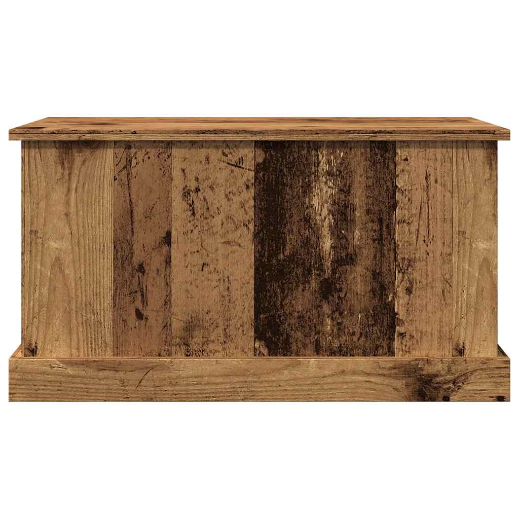 vidaXL Skrzynia, stare drewno, 70x40x38 cm, materiał drewnopochodny