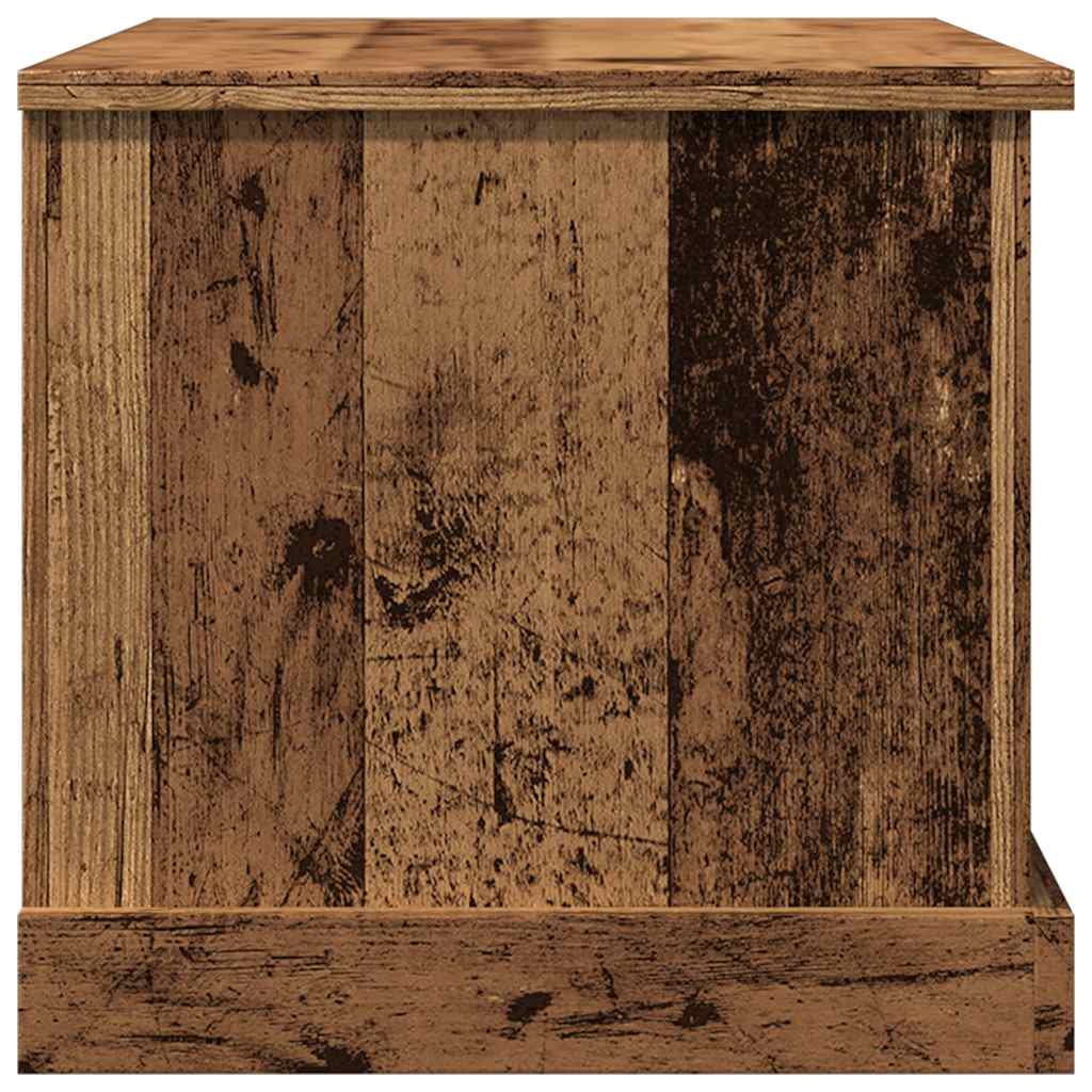 vidaXL Skrzynia, stare drewno, 70x40x38 cm, materiał drewnopochodny