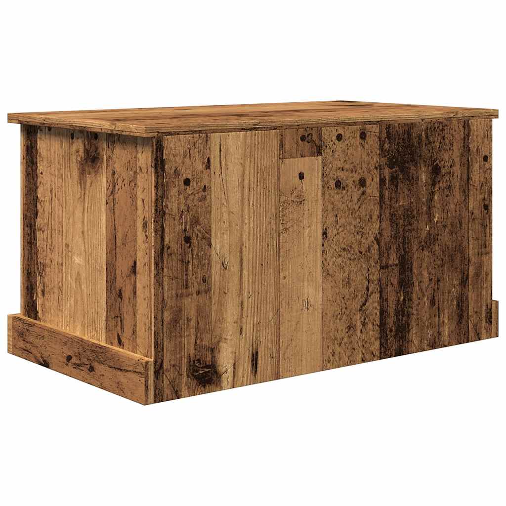 vidaXL Skrzynia, stare drewno, 70x40x38 cm, materiał drewnopochodny