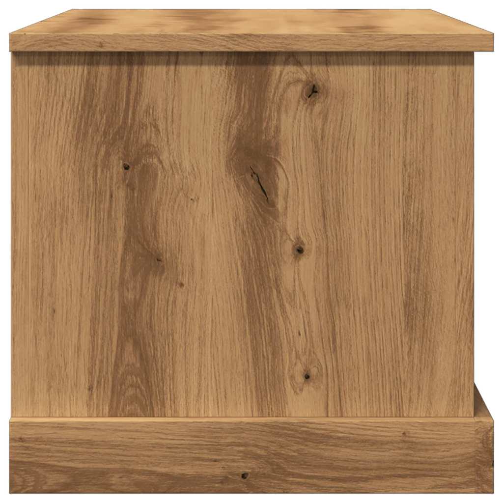 vidaXL Skrzynia, dąb artisan, 70x40x38 cm, materiał drewnopochodny