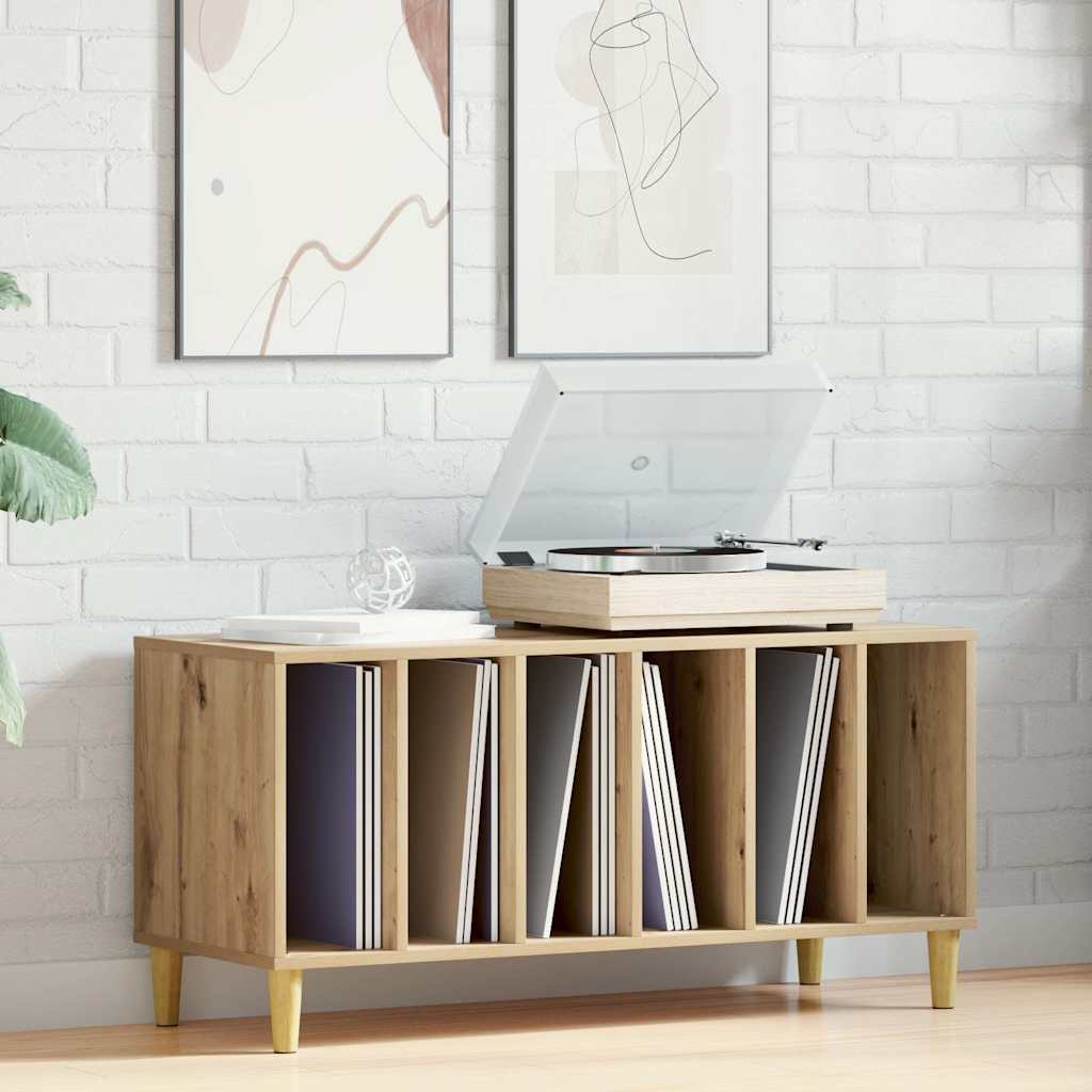 vidaXL Szafka na płyty, dąb artisan, 100x38x48 cm