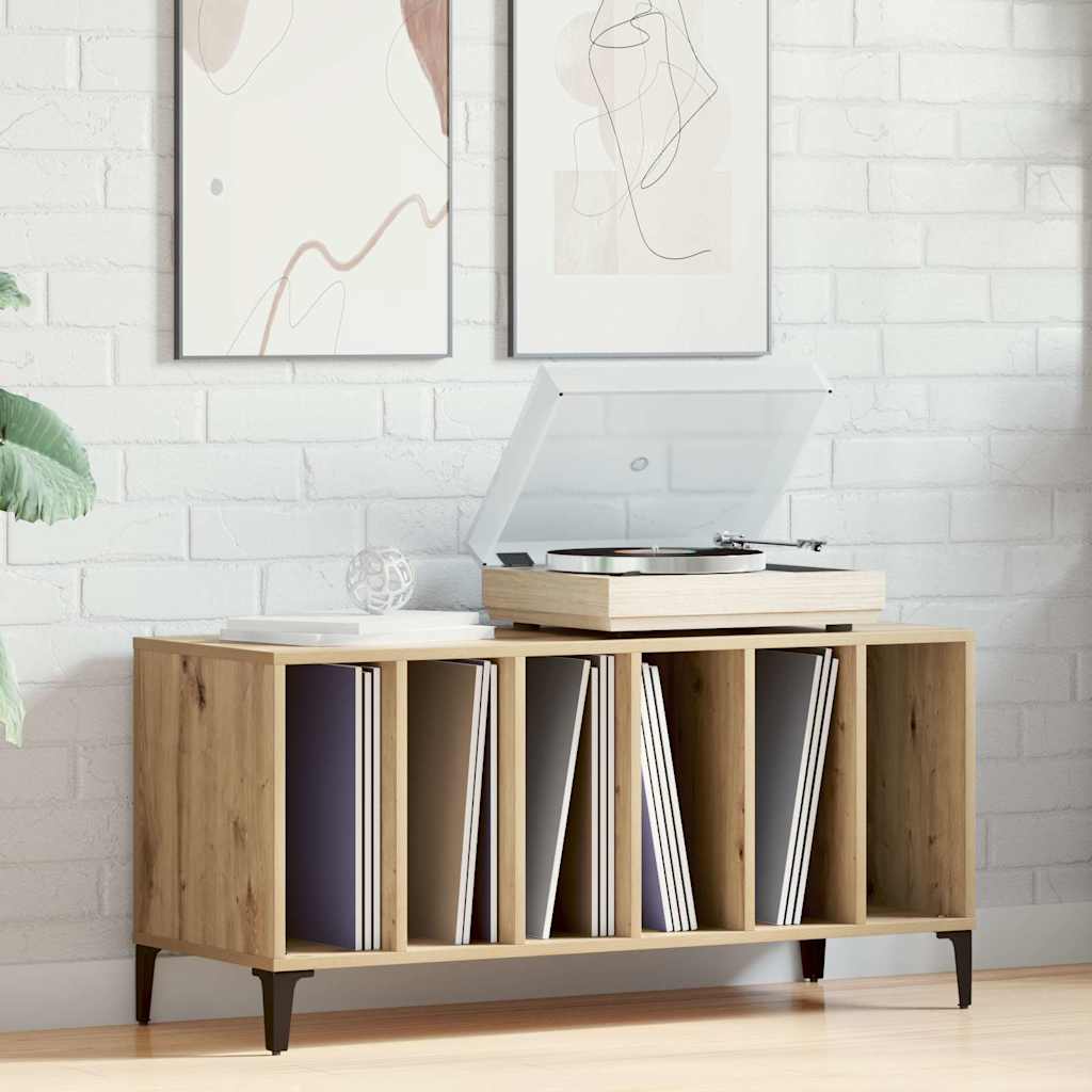 vidaXL Szafka na płyty, dąb artisan, 100x38x48 cm