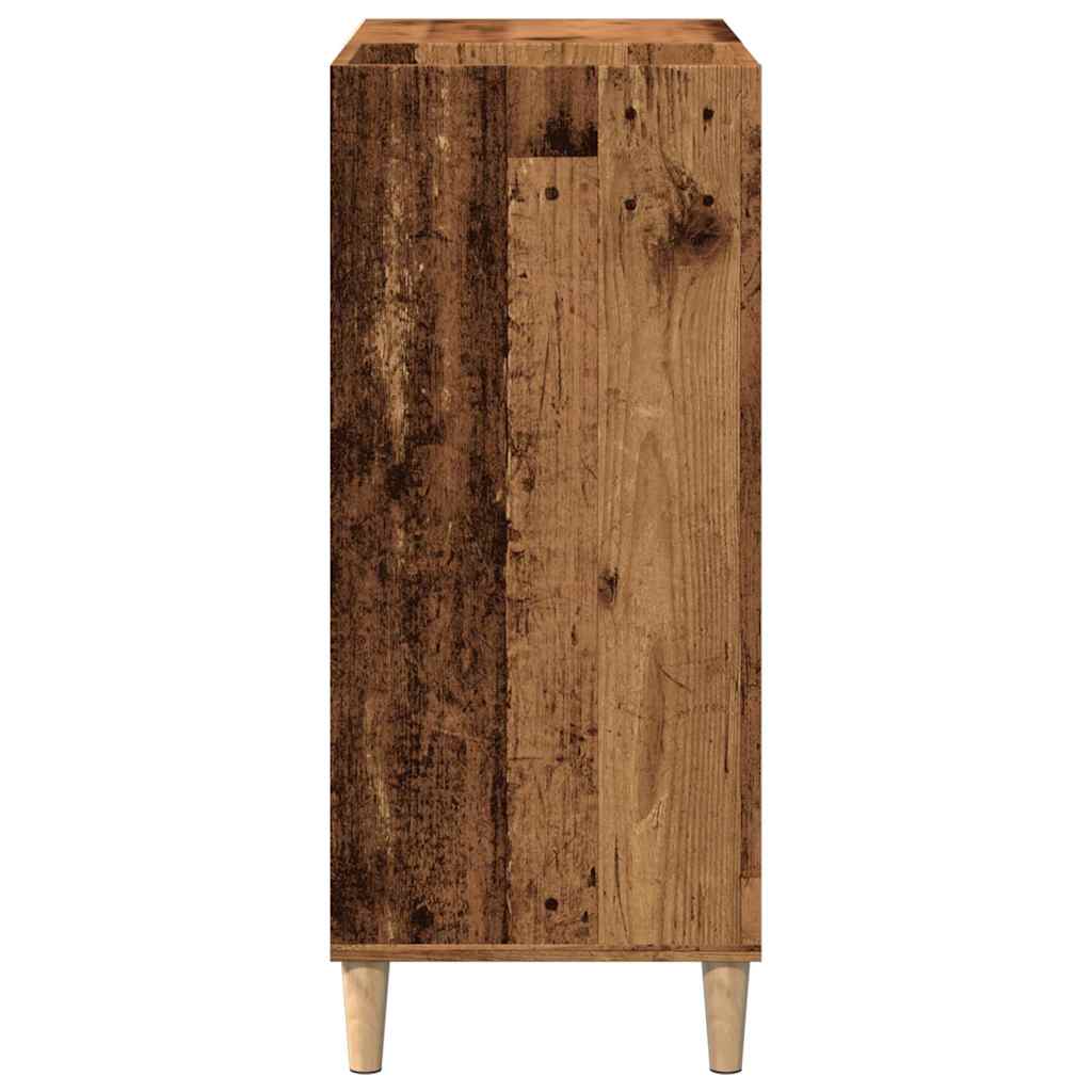 vidaXL Szafka na płyty, stare drewno, 84,5x38x89 cm
