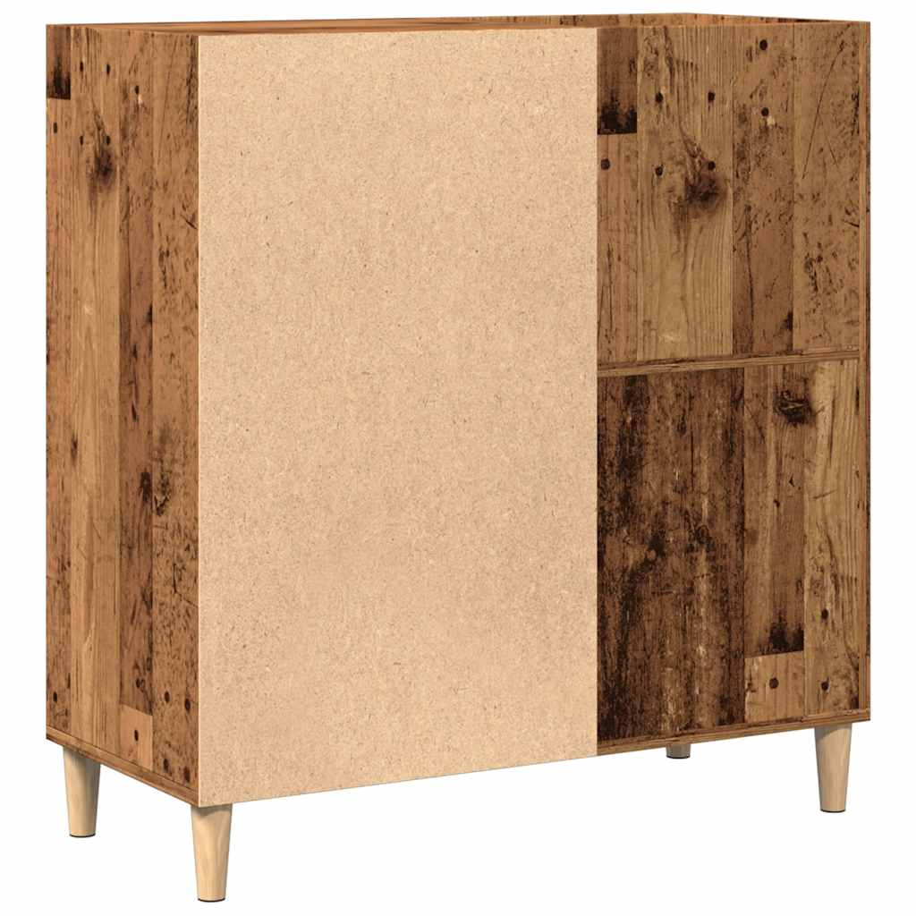 vidaXL Szafka na płyty, stare drewno, 84,5x38x89 cm