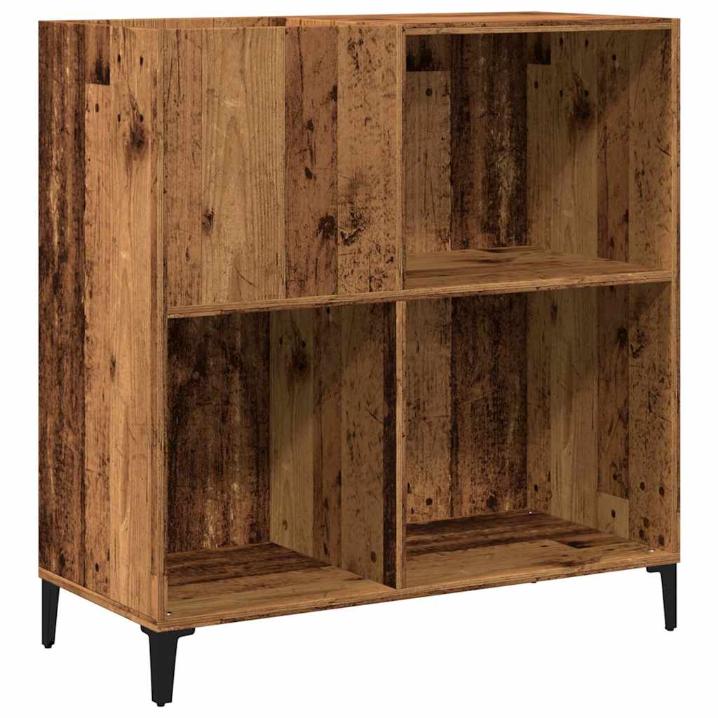 vidaXL Szafka na płyty, stare drewno, 84,5x38x89 cm