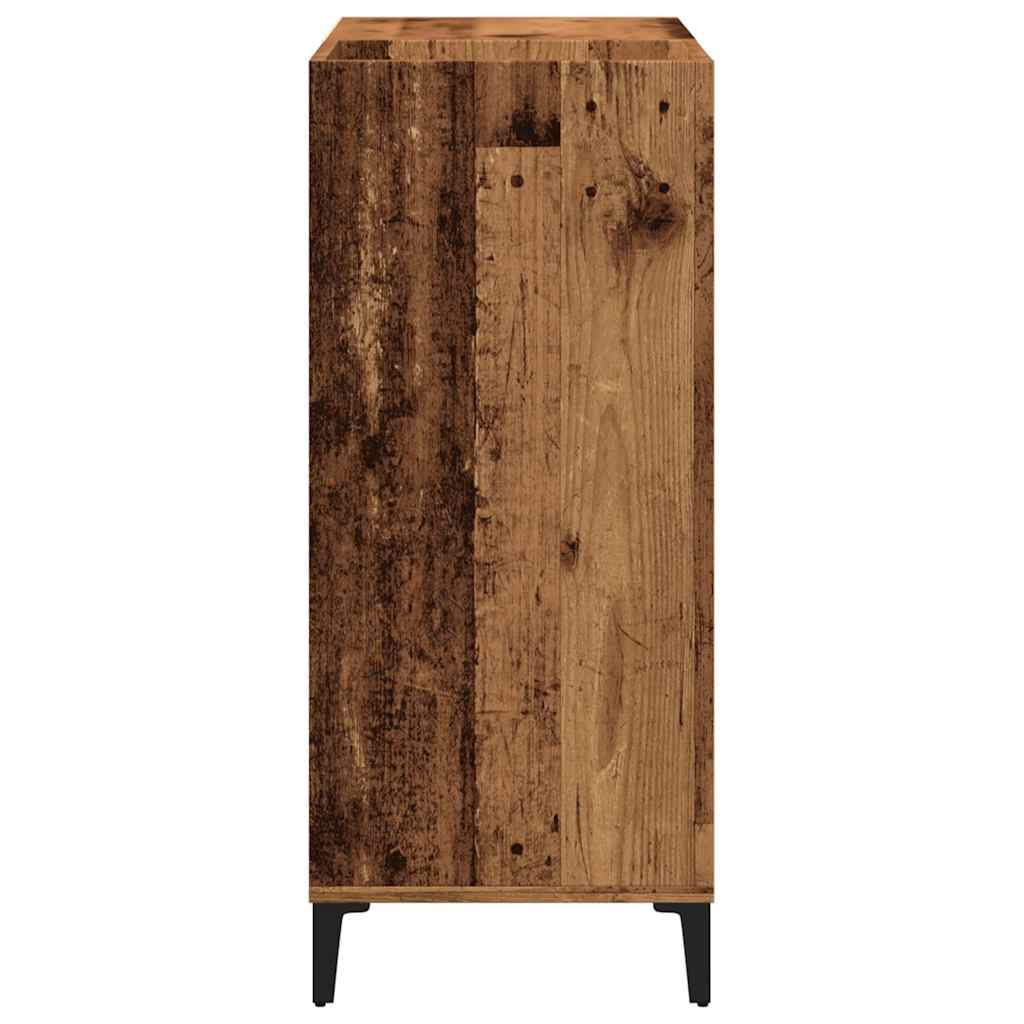vidaXL Szafka na płyty, stare drewno, 84,5x38x89 cm
