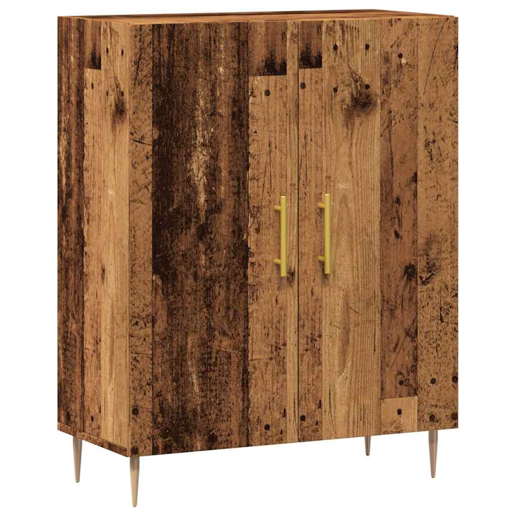 vidaXL Szafka, stare drewno, 69,5x34x90 cm, materiał drewnopochodny