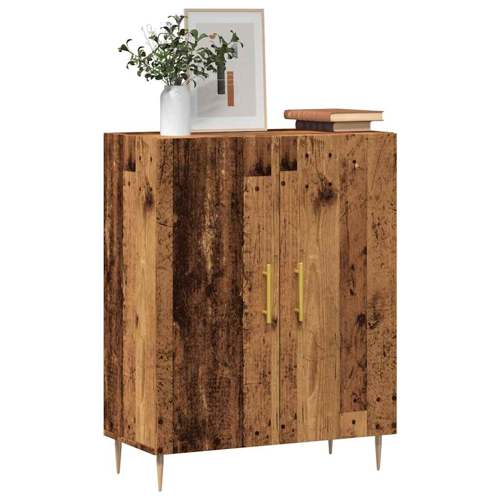 vidaXL Szafka, stare drewno, 69,5x34x90 cm, materiał drewnopochodny