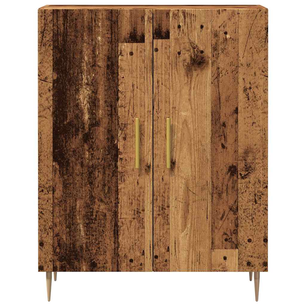 vidaXL Szafka, stare drewno, 69,5x34x90 cm, materiał drewnopochodny