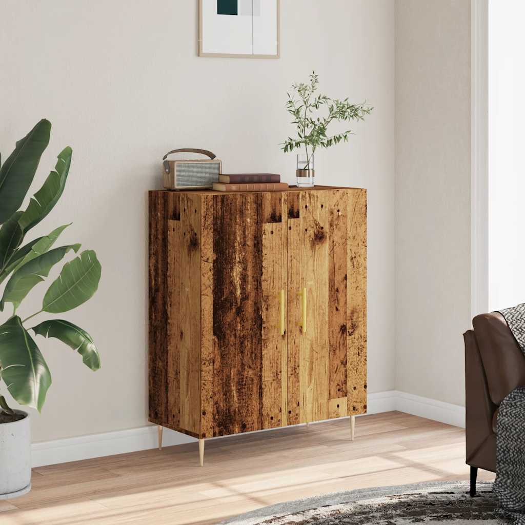 vidaXL Szafka, stare drewno, 69,5x34x90 cm, materiał drewnopochodny