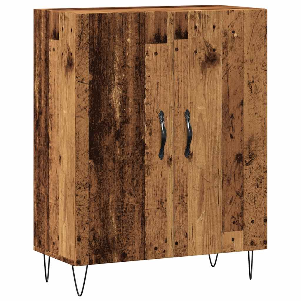 vidaXL Szafka, stare drewno, 69,5x34x90 cm, materiał drewnopochodny