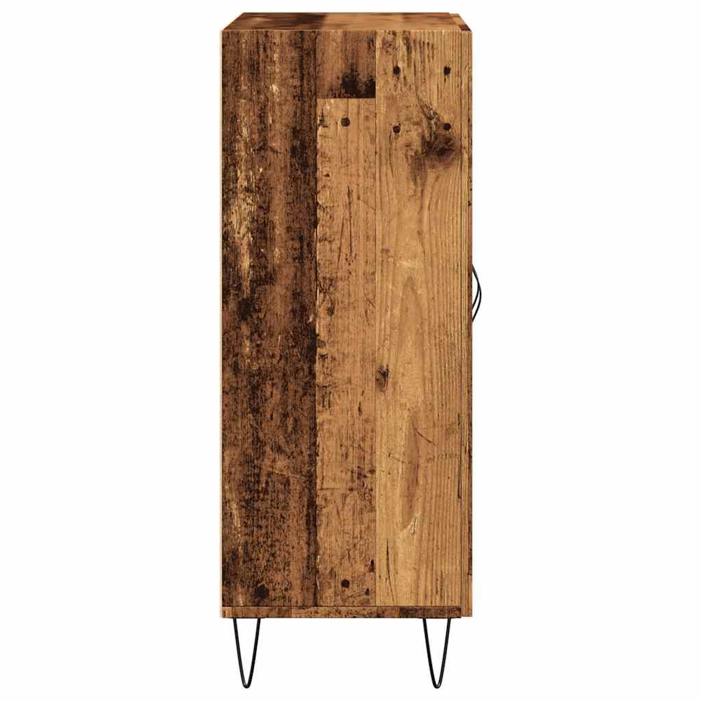 vidaXL Szafka, stare drewno, 69,5x34x90 cm, materiał drewnopochodny