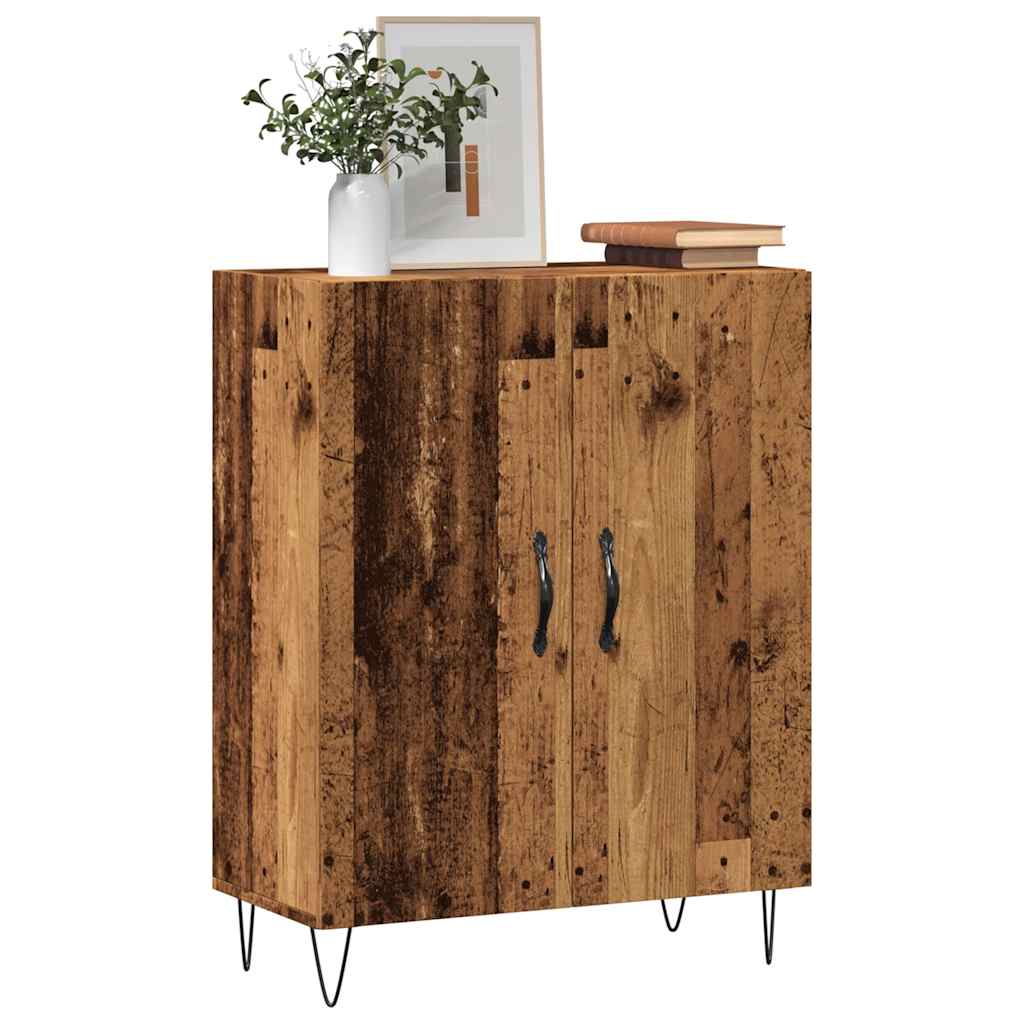 vidaXL Szafka, stare drewno, 69,5x34x90 cm, materiał drewnopochodny