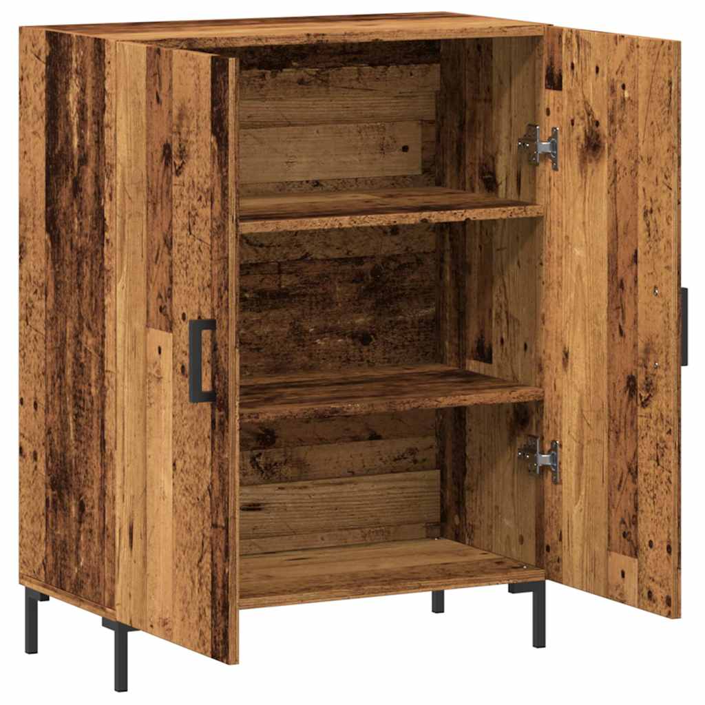 vidaXL Szafka, stare drewno, 69,5x34x90 cm, materiał drewnopochodny