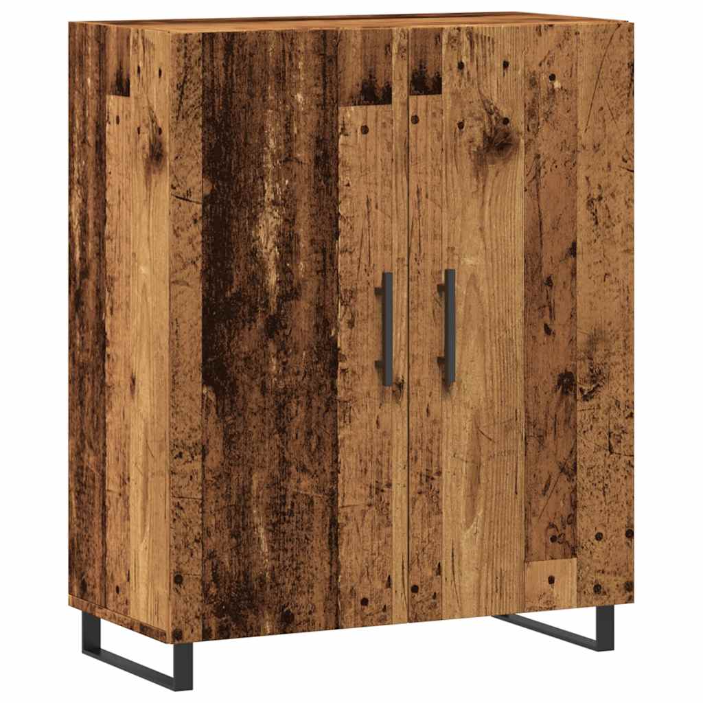 vidaXL Szafka, stare drewno, 69,5x34x90 cm, materiał drewnopochodny