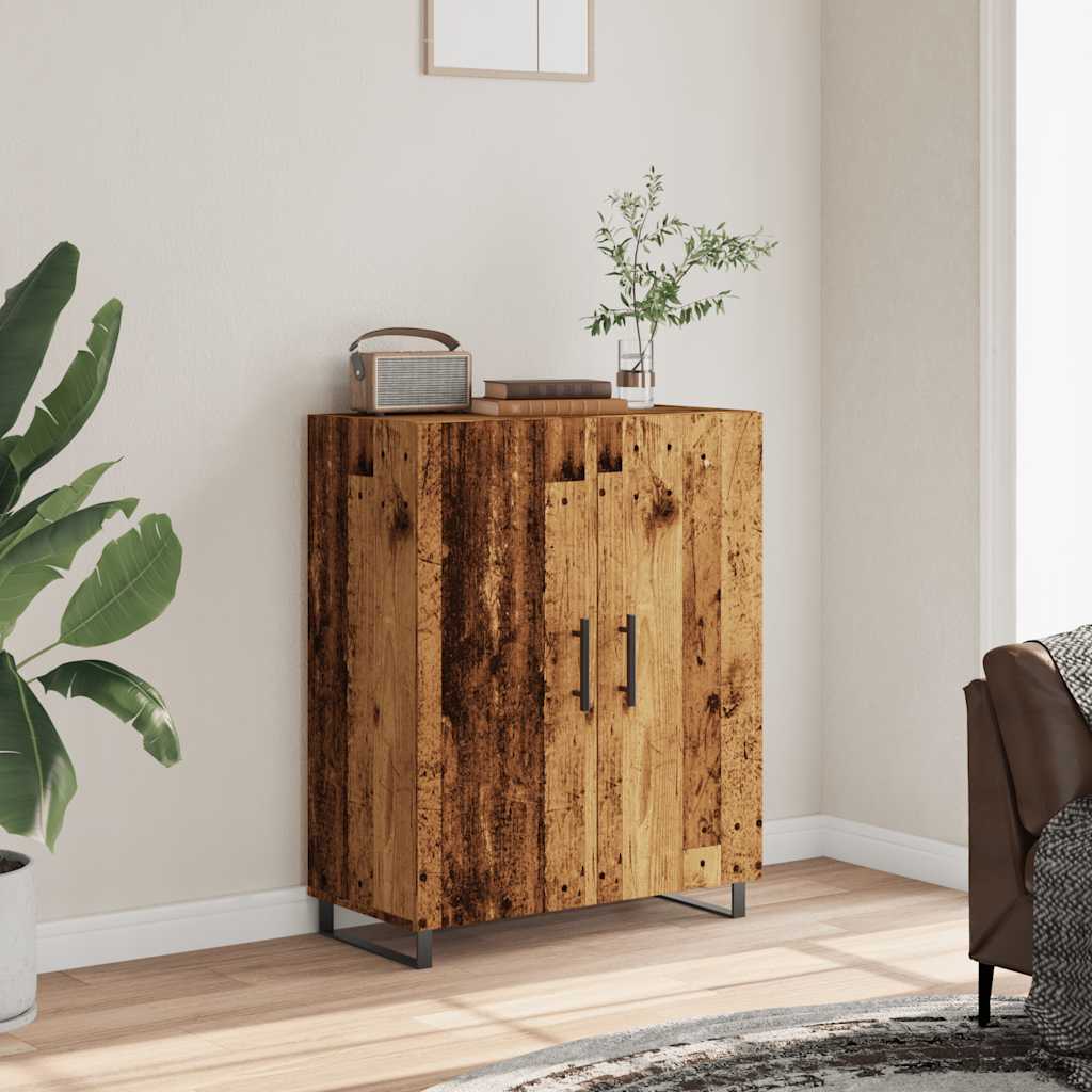 vidaXL Szafka, stare drewno, 69,5x34x90 cm, materiał drewnopochodny