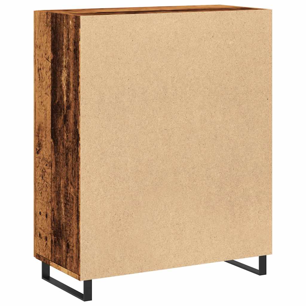 vidaXL Szafka, stare drewno, 69,5x34x90 cm, materiał drewnopochodny