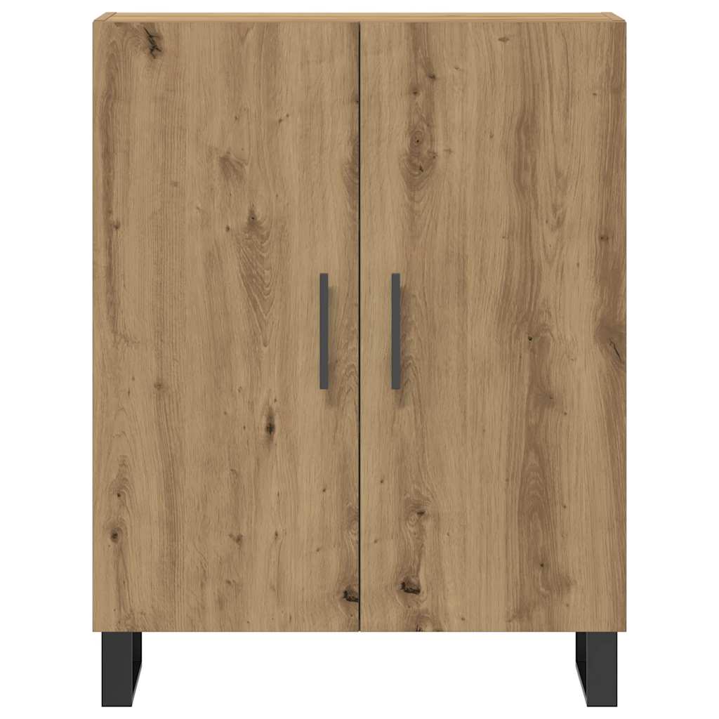 vidaXL Szafka, dąb artisan, 69,5x34x90 cm, materiał drewnopochodny