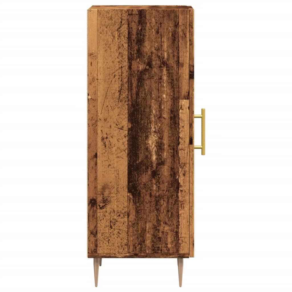 vidaXL Szafka, stare drewno, 34,5x34x90 cm, materiał drewnopochodny