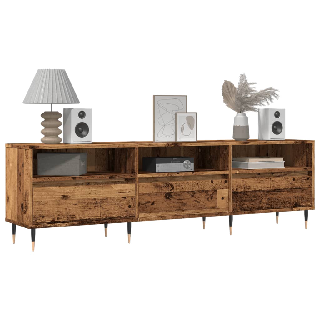vidaXL Szafka pod TV, stare drewno, 150x30x44,5 cm