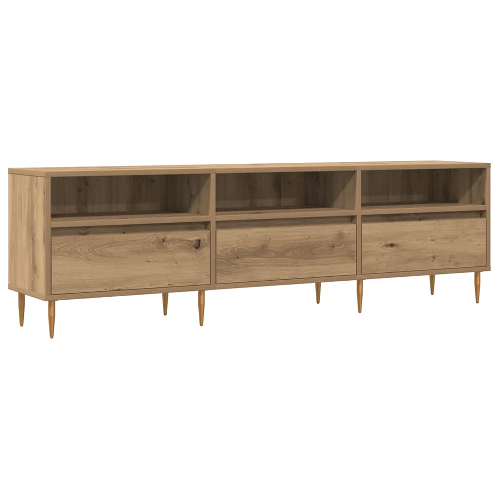 vidaXL Szafka pod TV, dąb artisan, 150x30x44,5 cm