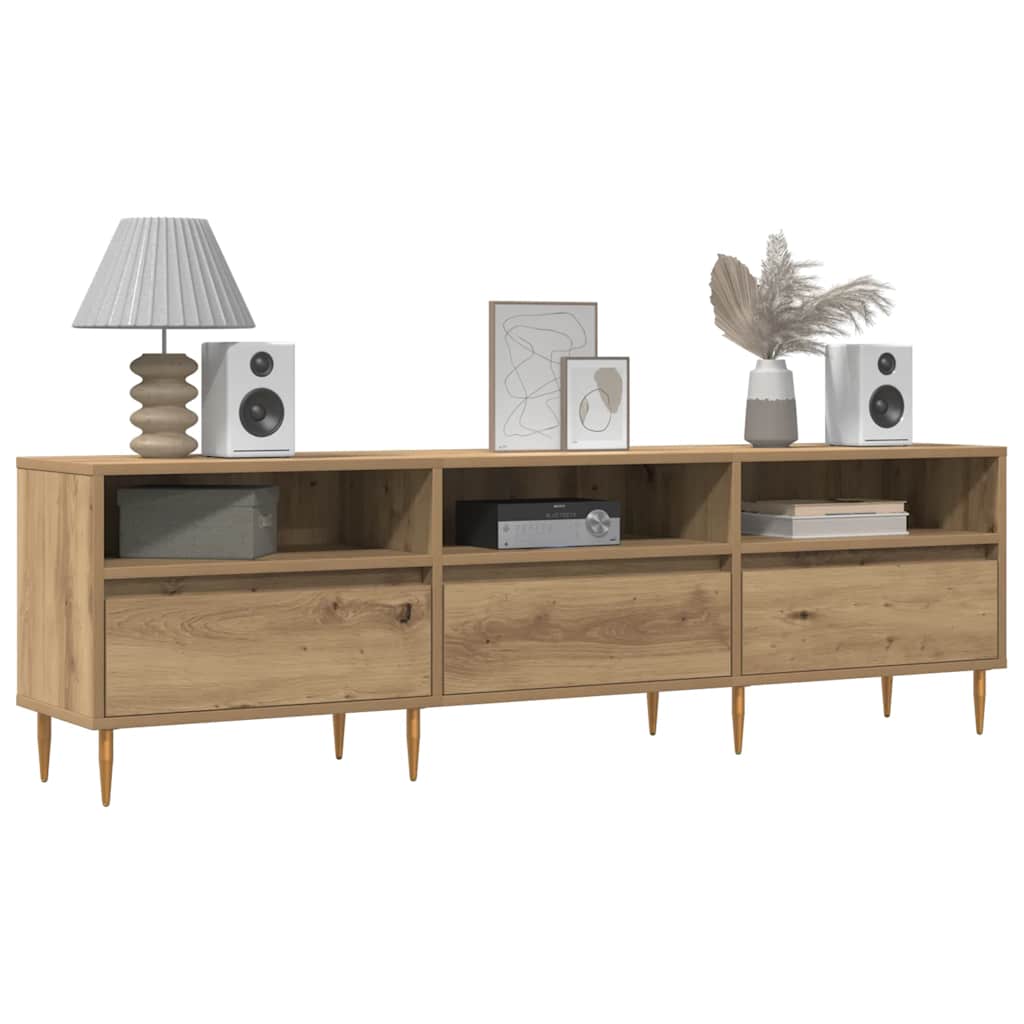 vidaXL Szafka pod TV, dąb artisan, 150x30x44,5 cm